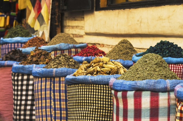 Kräuter auf dem Markt